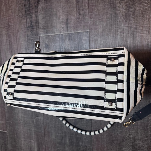 Kate Spade Black and Cream Striped Diaper Bag - Picture 11 of 15